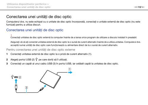 Sony VPCZ11Z9R - VPCZ11Z9R Istruzioni per l'uso Rumeno