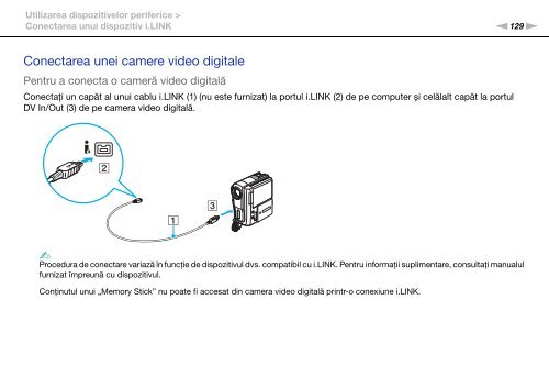 Sony VPCZ11Z9R - VPCZ11Z9R Istruzioni per l'uso Rumeno