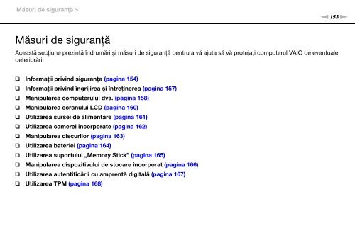 Sony VPCZ11Z9R - VPCZ11Z9R Istruzioni per l'uso Rumeno