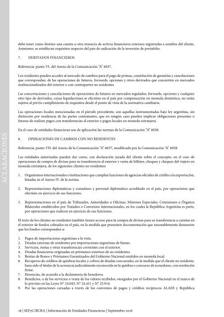 Información de Entidades Financieras