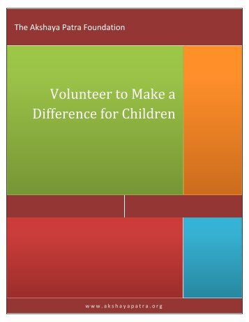 Volunteer to Make a Difference for Children