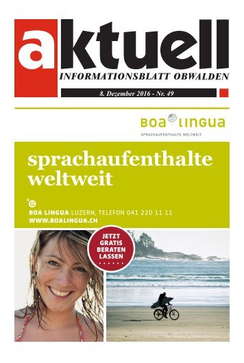 Aktuell Obwalden 49-2016