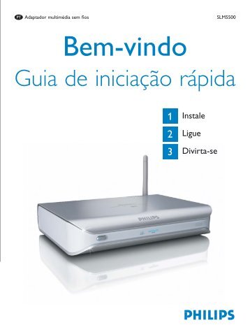Philips Adaptateur multimÃ©dia sans fil - Guide de mise en route - POR