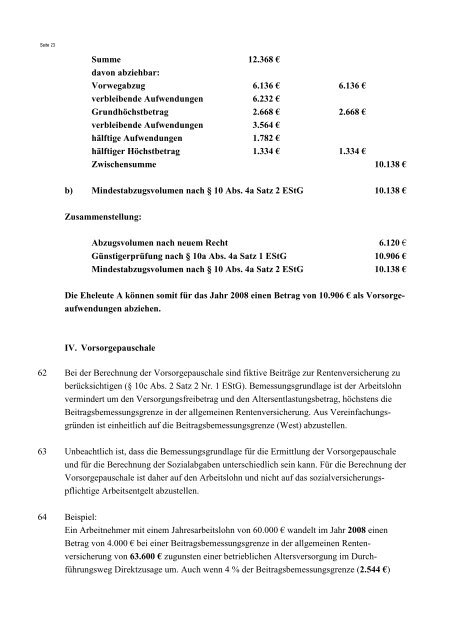 IV C 8 - S 2222/07/0003 - MetallRente