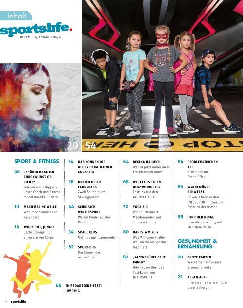 sportslife Dezember / Januar 2016