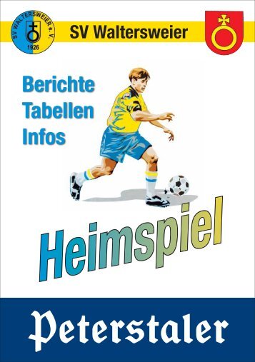 Heimspiel: SV Waltersweier e.V. 17. Spieltag 2016