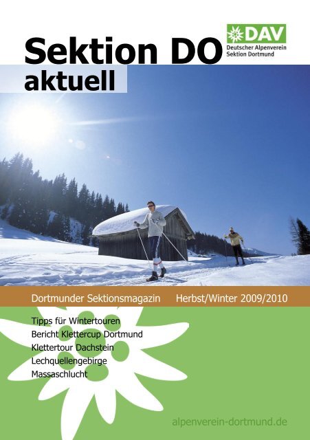 Sektionsheft 2009 - 2 (.pdf) - Deutscher Alpenverein - Sektion ...