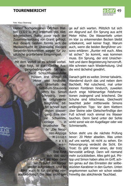 Sektionsheft 2009 - 2 (.pdf) - Deutscher Alpenverein - Sektion ...