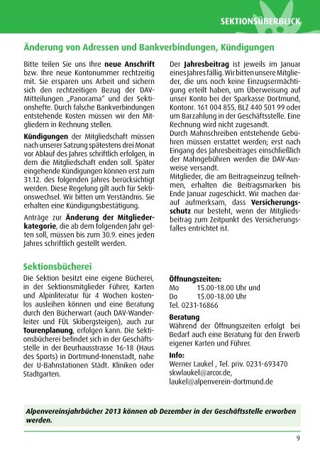 Winterhalbjahr 2012 / 13 - Deutscher Alpenverein - Sektion ...