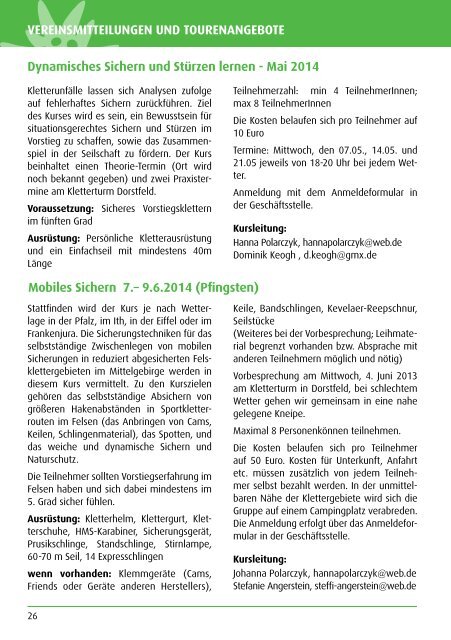 Sektionsheft 2013 - 2 (.pdf) - Deutscher Alpenverein - Sektion ...