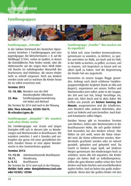 Sektionsheft 2013 - 2 (.pdf) - Deutscher Alpenverein - Sektion ...