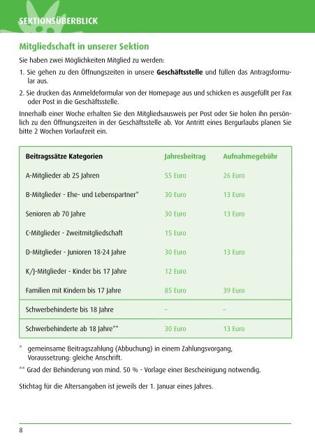 Sektionsheft 2013 - 2 (.pdf) - Deutscher Alpenverein - Sektion ...