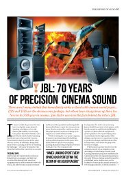 70 år med JBL cinema sound