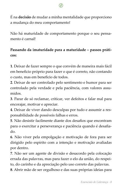 Livro - Essenciais de Liderança - Volume 1