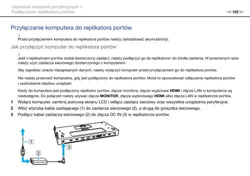 Sony VPCSA3M9E - VPCSA3M9E Istruzioni per l'uso Polacco