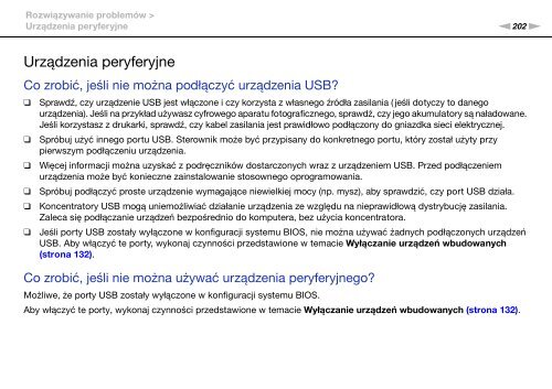 Sony VPCSA3M9E - VPCSA3M9E Istruzioni per l'uso Polacco