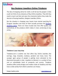 Buy Designer Jewellery Online-Tistabene