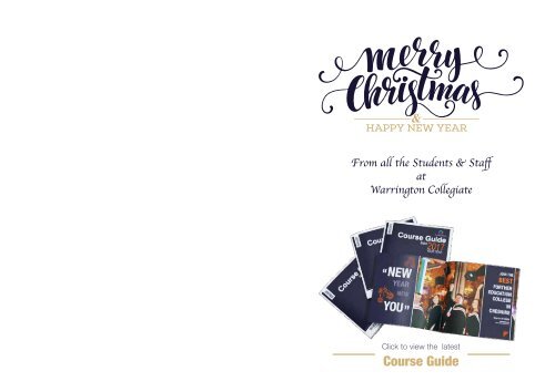 Warrington Collegiate Christmas Card 