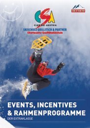 CSA Eventfolder - Events, Incentives und Rahmenprogramme 2016|2017