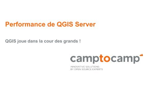 Performance de QGIS Server