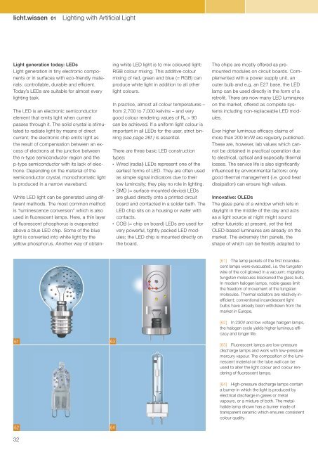 licht.wissen No. 01 "Lighting with Artificial Light"