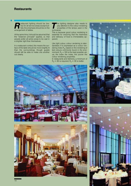 licht.wissen No. 11 "Good Lighting for Hotels and Restaurants"