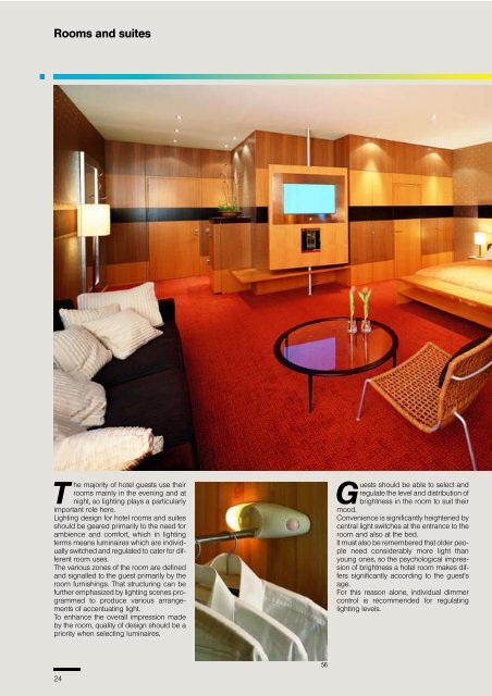 licht.wissen No. 11 "Good Lighting for Hotels and Restaurants"