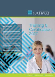 Training & Certification Brochure 2017 Dublin