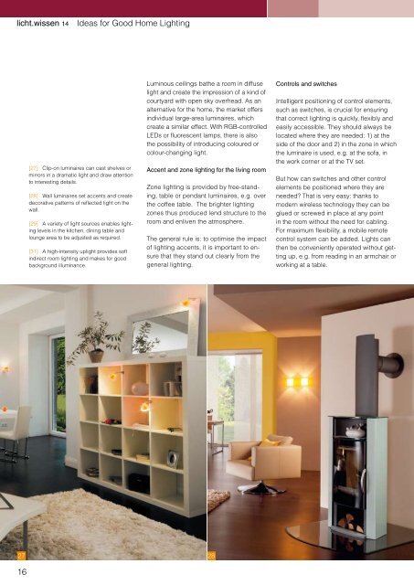 licht.wissen No. 14 "Ideas for Good Home Lighting"