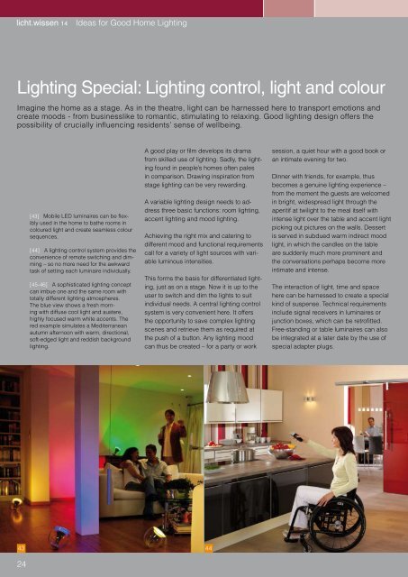 licht.wissen No. 14 "Ideas for Good Home Lighting"