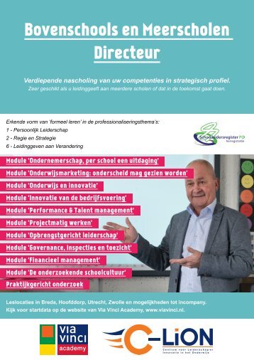 Bovenschools en Meerscholen Directeur