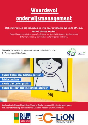 Waardevol onderwijsmanagement