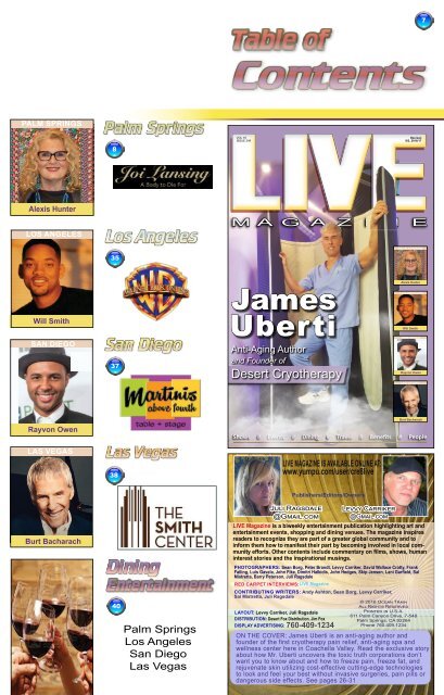 LIVE Magazine #249 December 9 thru January 2, 2016-17