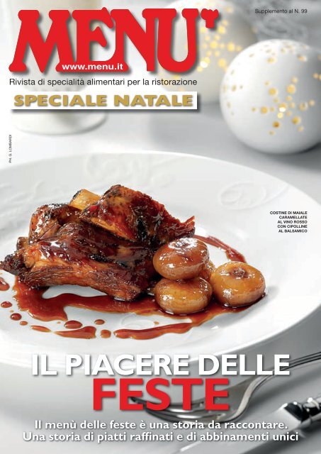 Menu Speciale Natale.Menu Speciale Natale