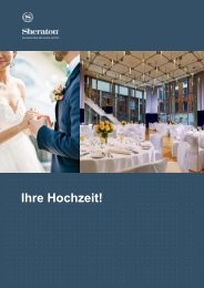 Sheraton Hannover Pelikan Hotel - Hochzeitsarrangement