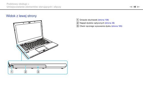 Sony VPCSB1V9E - VPCSB1V9E Istruzioni per l'uso Polacco