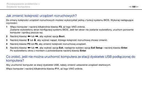 Sony VPCSB1V9E - VPCSB1V9E Istruzioni per l'uso Polacco