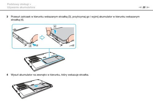 Sony VPCSB1V9E - VPCSB1V9E Istruzioni per l'uso Polacco