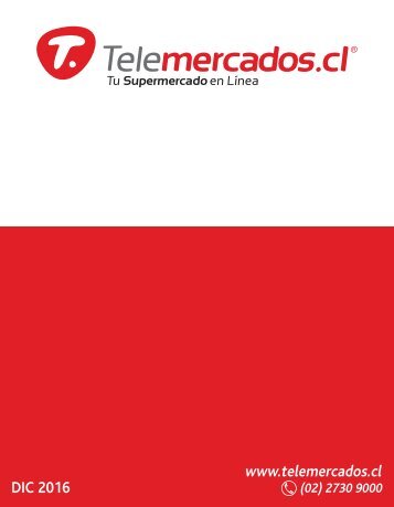 CATALOGO TELEMERCADO 07 al 20 DICIEMBRE 2016