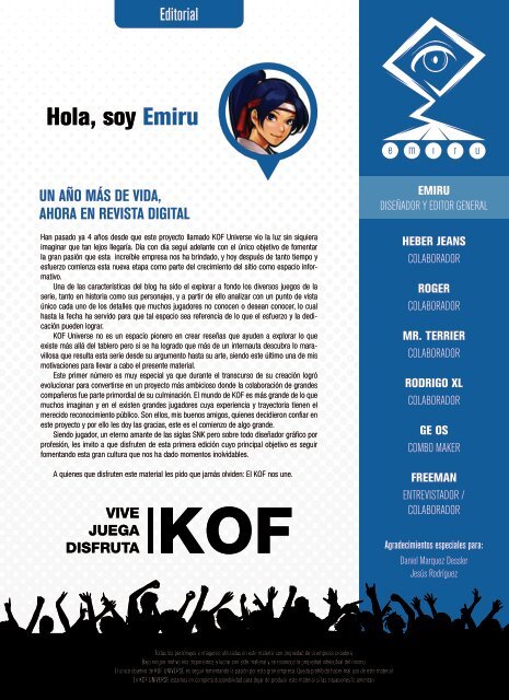 Revista KOF Universe