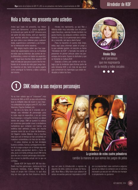 Revista KOF Universe 2