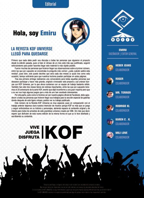 Revista KOF Universe 2