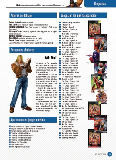 Revista KOF Universe 2