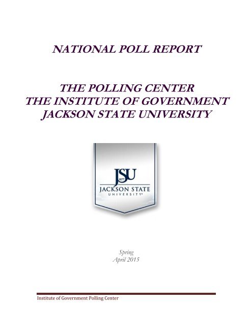 JSU Spring 2015 Report