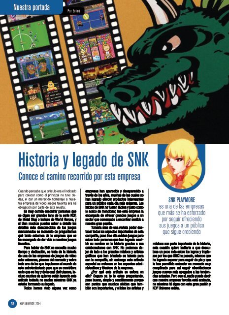 Revista KOF Universe 3