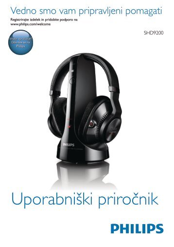 Philips Casques hi-fi sans fil - Mode dâemploi - SLV