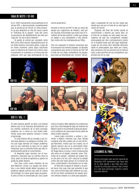 Revista KOF Universe 4