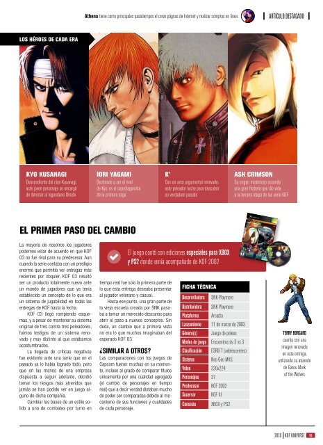 Revista KOF Universe 5