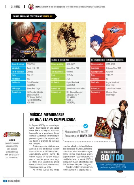 Revista KOF Universe 5