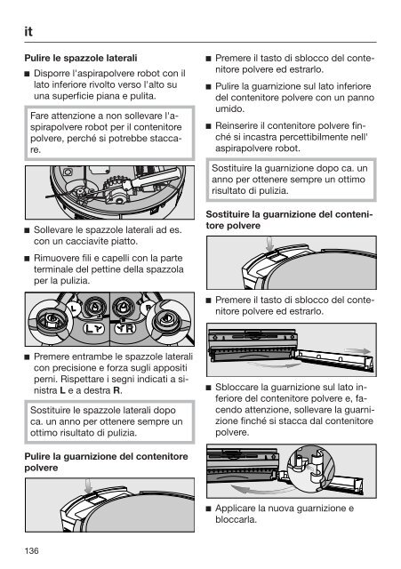 Miele Classic C1 Special PowerLine - SBAD1 - Istruzioni d'uso